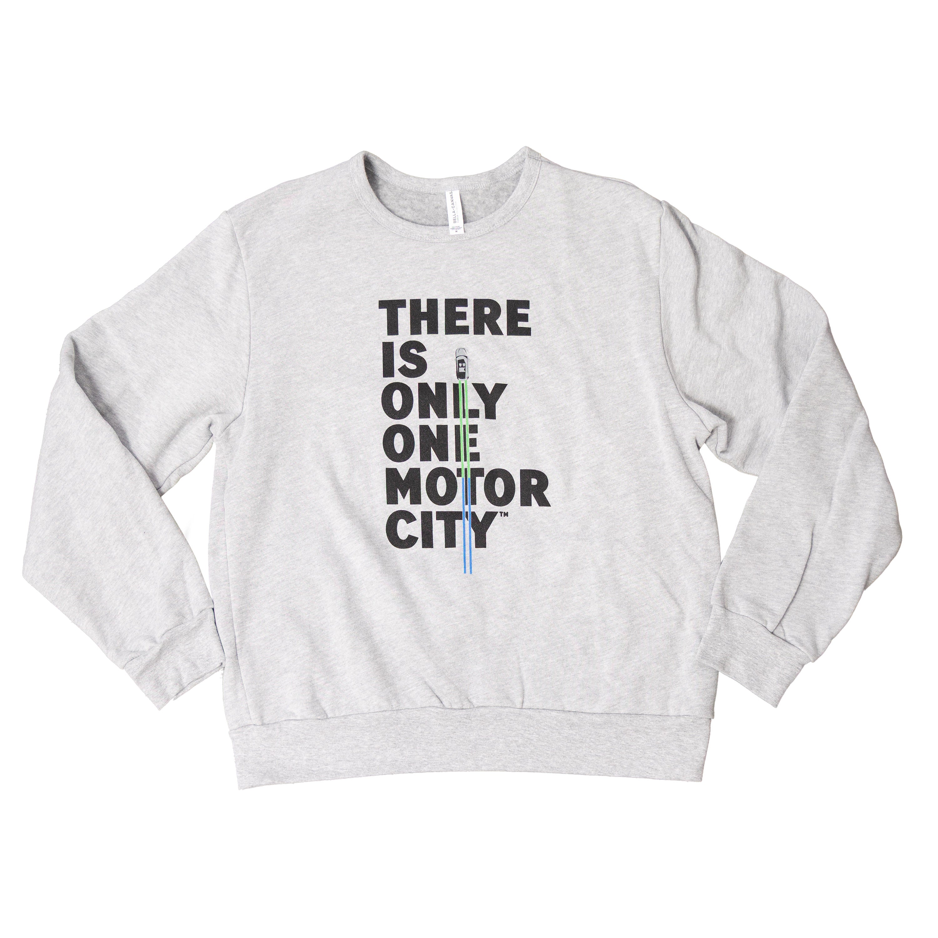 There Is Only One Motor City 2026 Poster - Crew Neck Sweatshirt