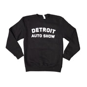 Text - Detroit Auto Show - Crew Neck Sweatshirt