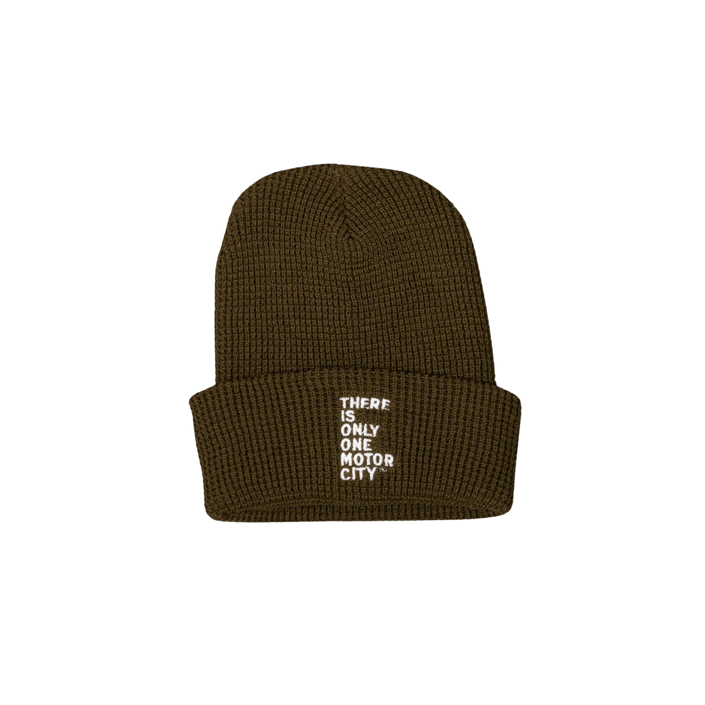 There Is Only One Motor City - Waffle Knit Beanie